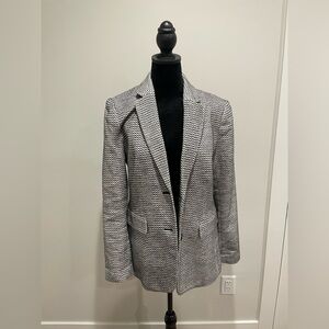 Black and white women’s blazer-Ann Taylor